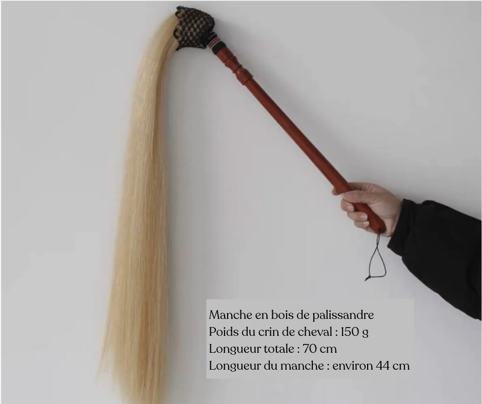 Faschi taoïste en écrin de cheval véritable