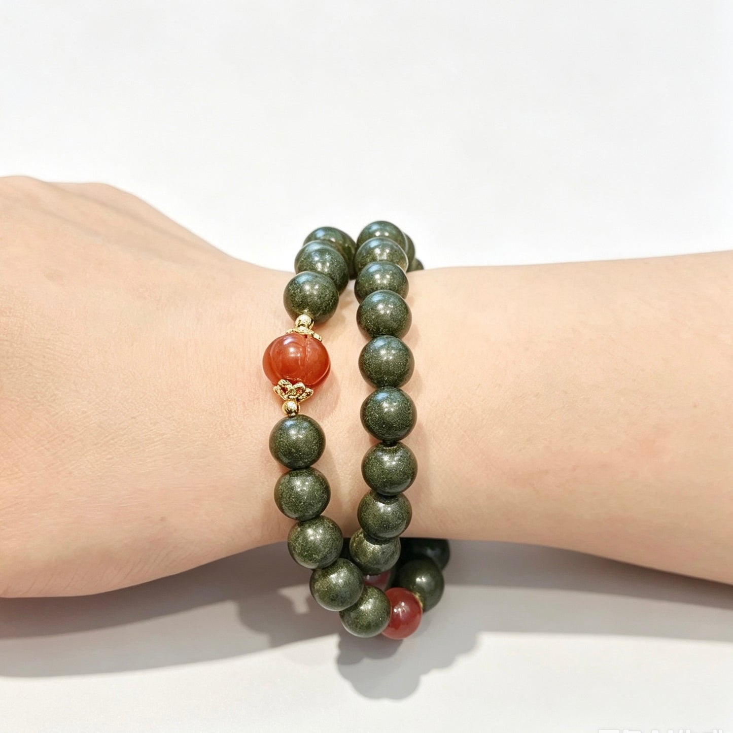 Bracelet aux herbes Double Tour « Clarté Terrestre »