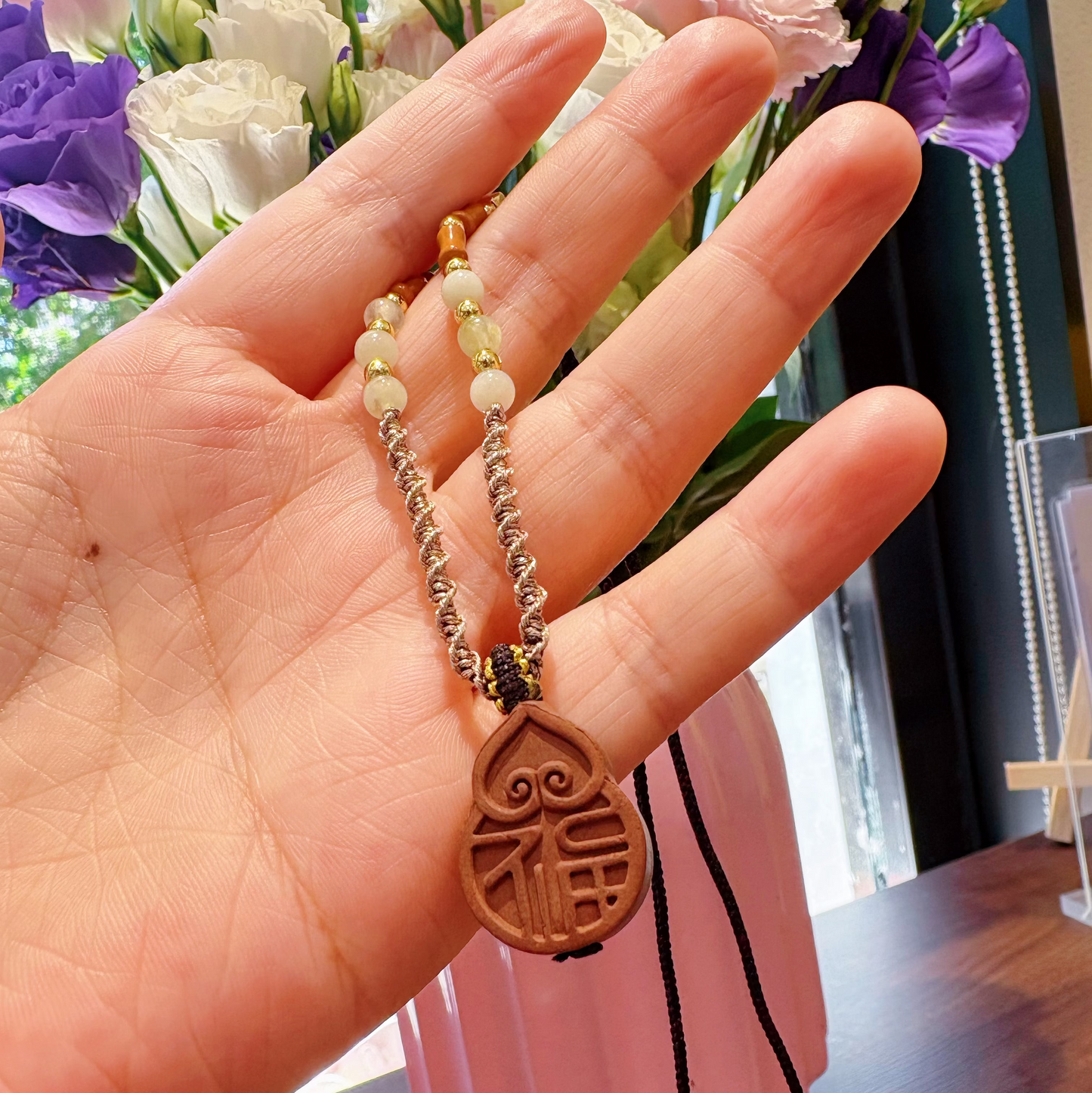 Pendentif Aromatique “Jade de Bon Augure”