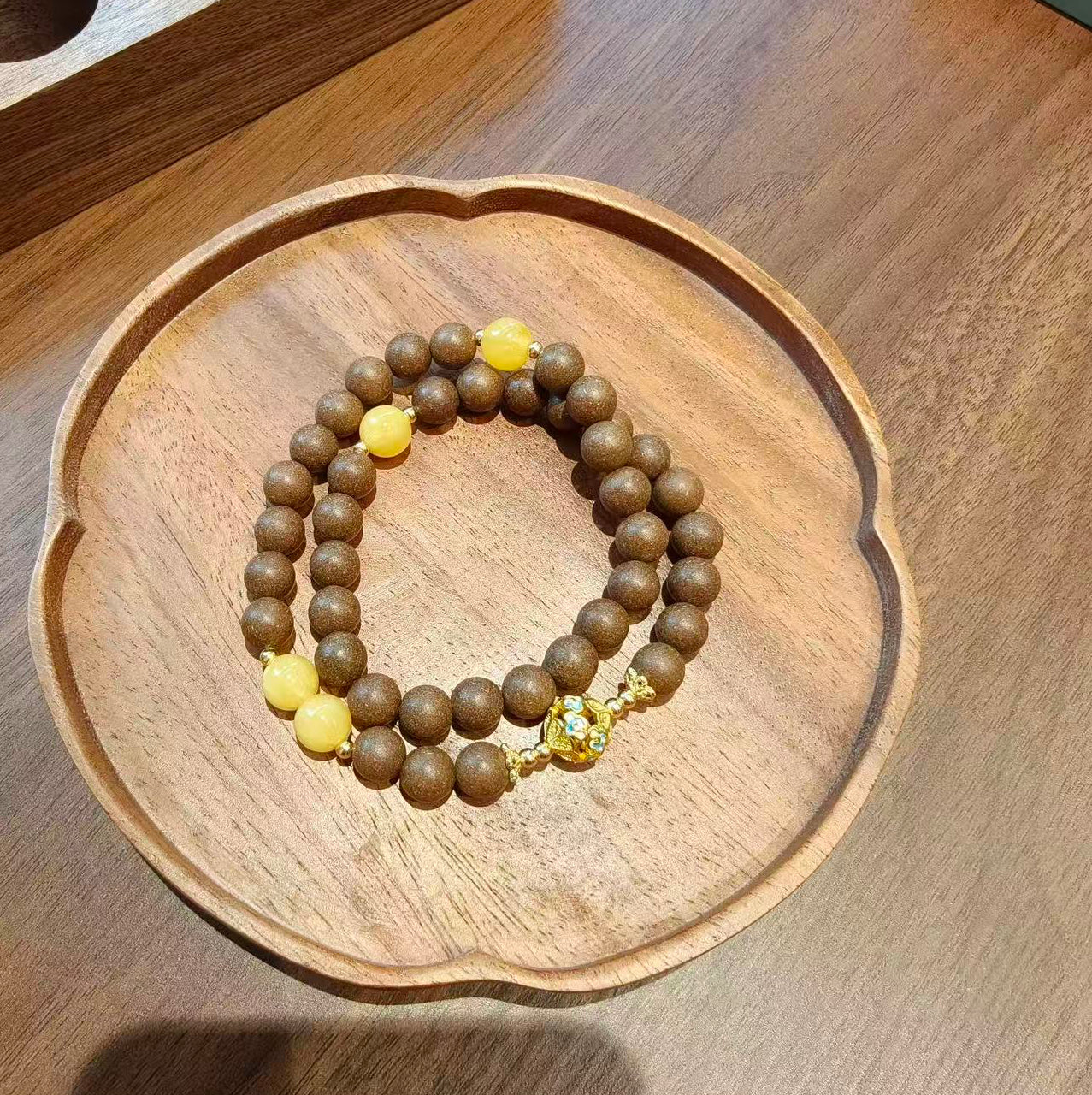 Bracelet aux herbes Double Tour « Osmanthus Impérial »