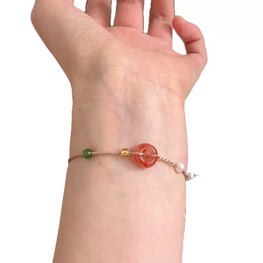 Bracelet « Bégonia aux Manches Rouges » (红袖海棠)