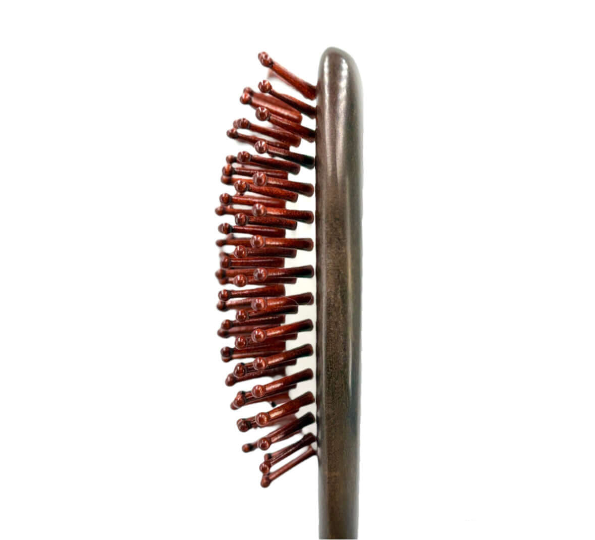 Brosse à cheveux en bois d'ébène africain